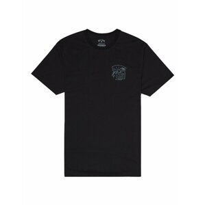 Billabong MATARA black pánské triko s krátkým rukávem - černá