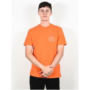 RVCA REYNOLDS Bright Orange pánské triko s krátkým rukávem - oranžová