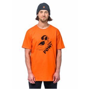 Horsefeathers POW POW flame pánské triko s krátkým rukávem - oranžová