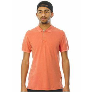 Quiksilver MIZKIMITT BURNT SIENNA pánské polo triko - červená