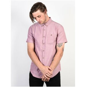 Billabong all day oxford FIG košile pro muže krátký rukáv - růžová