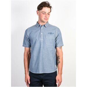 Element BINER indigo košile pro muže krátký rukáv - modrá