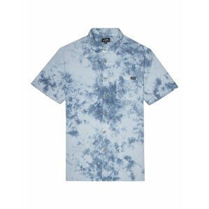 Billabong SUNDAYS TIE DYE MIST košile pro muže krátký rukáv - modrá