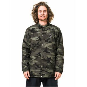 Horsefeathers RUGGED  olive camo zimní pánská bunda - šedá