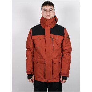 Quiksilver RAFT BARN RED zimní pánská bunda - červená