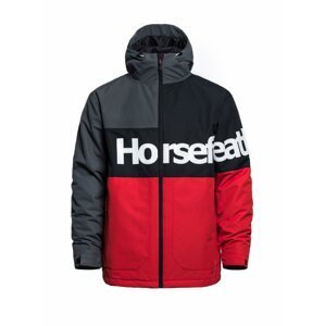 Horsefeathers MORSE RED zimní pánská bunda - černá