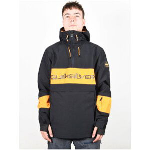 Quiksilver STEEZE TRUE BLACK zimní pánská bunda - černá