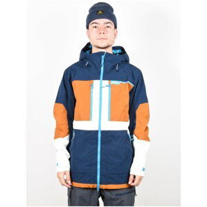 Burton FROSTNER DRSBLU/TRUPEY/STOWHT zimní pánská bunda - modrá