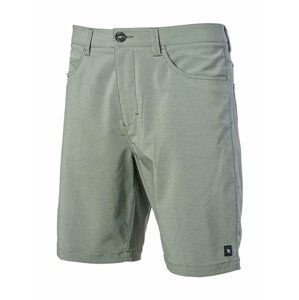 Rip Curl ACCESS TWILL 19 olive plátěné kraťasy pánské - zelená