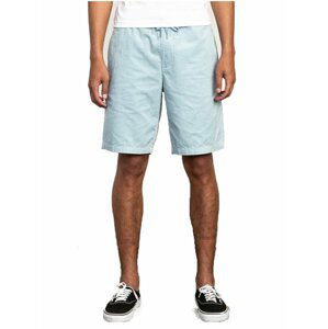 RVCA AMERICANA ELASTIC ETHER BLUE plátěné kraťasy pánské - modrá