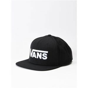 Vans DROP V II black/white kšiltovka s rovným kšiltem - černá