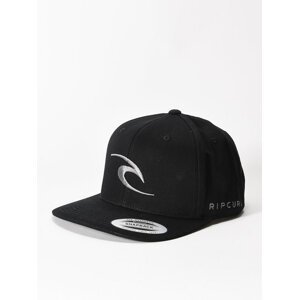 Rip Curl TEPAN SB BLACK/GREY kšiltovka s rovným kšiltem - černá