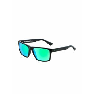 Horsefeathers MERLIN gloss black/mirror green sluneční brýle pilotky - černá