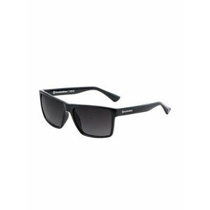 Horsefeathers MERLIN gloss black/gray fade out sluneční brýle pilotky - černá