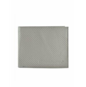 Horsefeathers GEAR perforated gray pánská značková peněženka - šedá