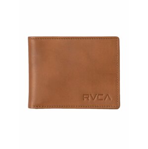 RVCA CREST BIFOLD TAN pánská značková peněženka - hnědá