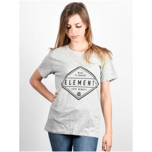 Element DIAMOND HEATHER GREY dámské triko s krátkým rukávem - šedá