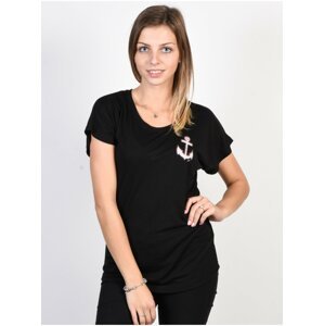 Ezekiel Small Port Dolman BLK dámské triko s krátkým rukávem - černá