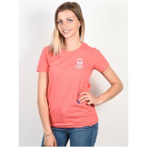 Spitfire STEADY ROCKIN CRL/WHT dámské triko s krátkým rukávem - růžová