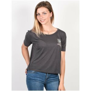 RVCA PSYCHIC Iron dámské triko s krátkým rukávem - šedá