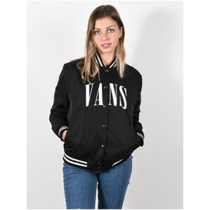 Vans VARSITY BOMBER black podzimní bunda pro ženy - černá