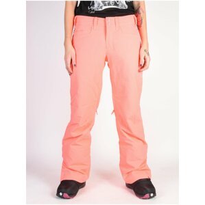 Roxy BACKYARD NEON GRAPEFRUIT dámské zimní kalhoty - růžová