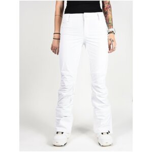 Roxy CREEK BRIGHT WHITE dámské zimní kalhoty - bílá