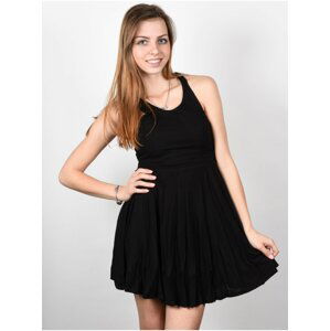 Element RANIA black krátké letní šaty - černá