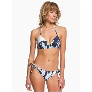 Roxy PT BEACH CLASSICS MO MOOD INDIGO FLYING FLOWERS S dvoudílné plavky - modrá