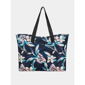 Roxy WILDFLOWER PRINTED ANTHRACITE TROPICOCO S dámská brašna - modrá