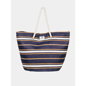 Roxy SUNSEEKER MEDIEVAL BLUE MACY STRIPE plážová taška - modrá