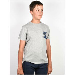 Element VOLSON grey heather dětské triko s krátkým rukávem - šedá