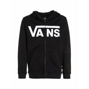 Vans CLASSIC II black/white dětská mikiny na zip - černá