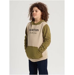 Burton DURABLE GOODS MARTINI OLIVE mikiny přes hlavu dětská - zelená