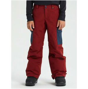 Burton EXILE CARGO SPARRW/MODIGO dětské zimní kalhoty - červená