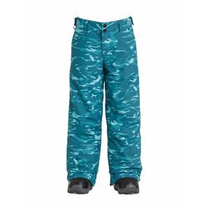 Billabong GROM blue camo dětské zimní kalhoty - modrá