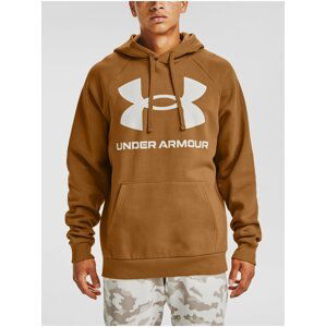 Žlutá mikina Under Armour Rival Fleece Big Logo HD