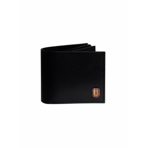 Černá kožená peněženka BeWooden Nox Wide Wallet