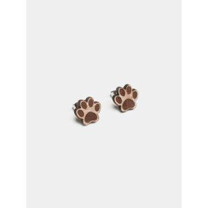 Dřevěné náušnice Paw Earrings BeWooden