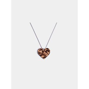 Dřevěný přívěsek BeWooden Love Pendant na krk BeWooden