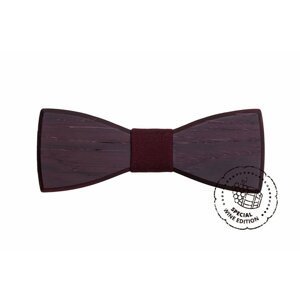 Dřevěný motýlek Red Wine bow tie, pánský BeWooden