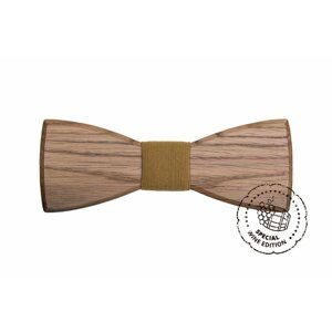 Dřevěný motýlek White Wine Bow Tie, pánský BeWooden