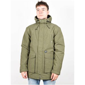 Billabong ALVES PARKA MILITARY HEATHE zimní pánská bunda - šedá