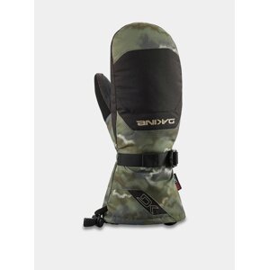 Dakine SCOUT MITT OLIVE ASHCROFT CAMO/BLACK zimní palcové rukavice - zelená