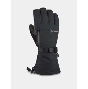 Dakine LEATHER TITAN black pánské zimní prstové rukavice - černá
