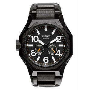 Nixon TANGENT ALLBLACK analogové sportovní hodinky - černá