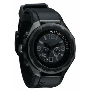 Nixon STEELCAT ALLBLACK analogové sportovní hodinky - černá
