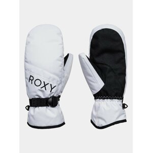 Roxy JETTY SOLID MITT BRIGHT WHITE zimní palcové rukavice - bílá