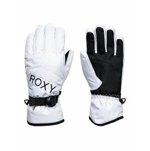 Roxy JETTY SOLID BRIGHT WHITE zimní prstové rukavice - bílá