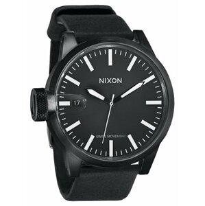 Nixon CHRONICLE ALLBLACK analogové sportovní hodinky - černá